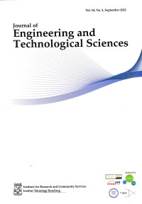 Journal Of Engineering and Technological Science Vol. 54 No. 5
