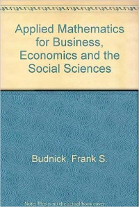 Applied Mathematics for Business, Economics, and The Social Service