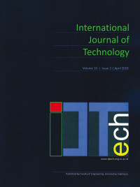 International Journal of Technology, Vol. 10, Issue 2, April 2019