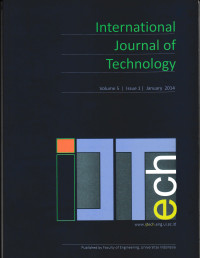 International Journal of Technology, Vol. 5, Issue 1, Januari 2014