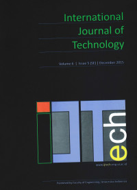International Journal of Technology, Vol. 6, Issue 5 (SE), Desember 2015