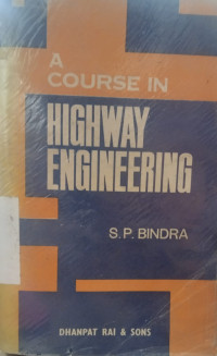 Image of A Course in Highway Engineering