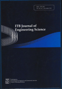 Journal of Engineering and Technological Science Vol. 44 No. 1, 2, 3