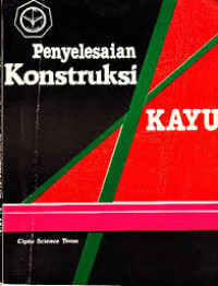 Image of Penyelesaian Konstruksi Kayu